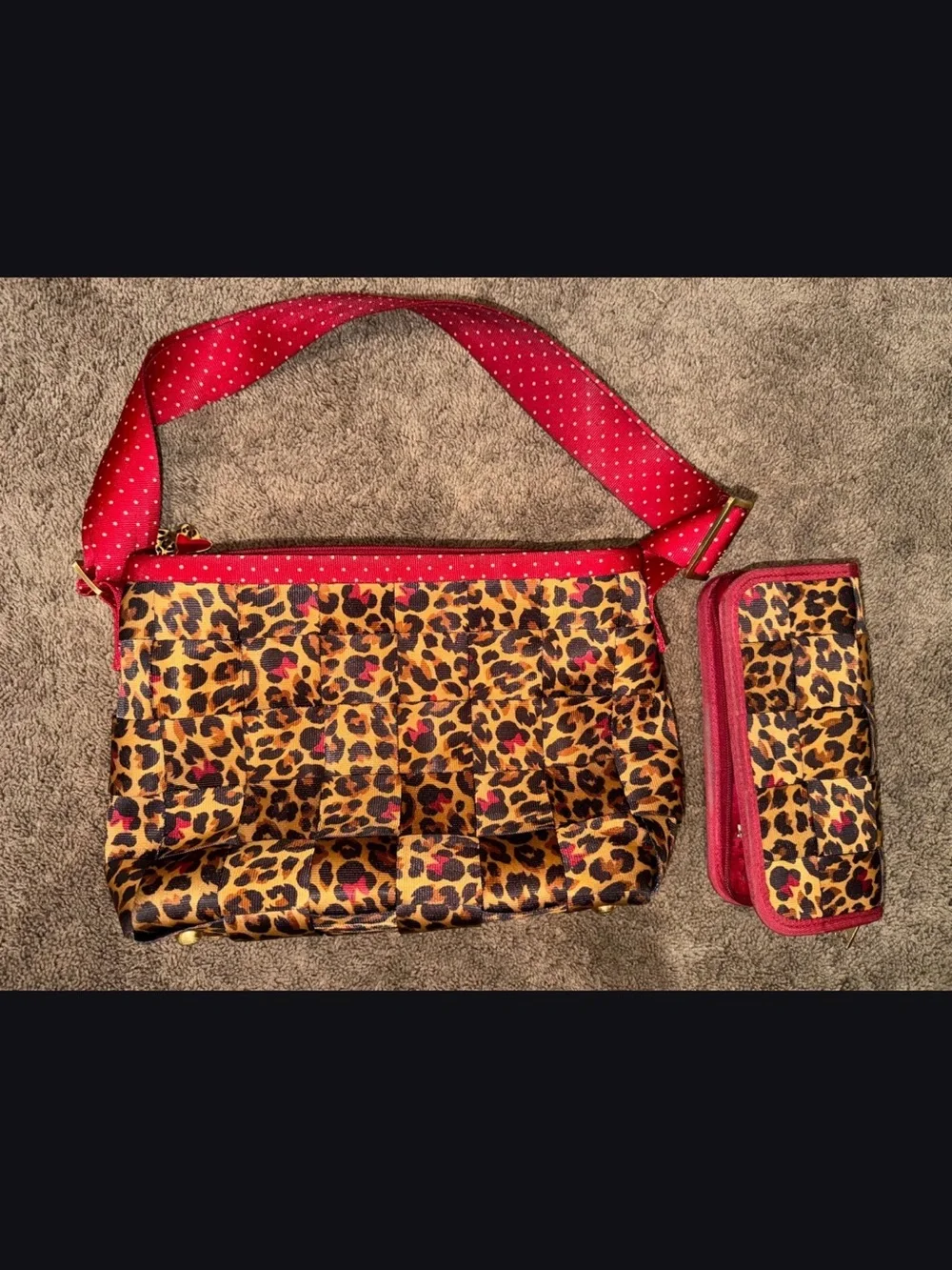Disney Minnie Leopard Harvey’s purse and wallet